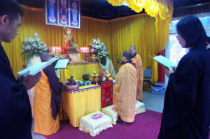 Buddhist ceremony 